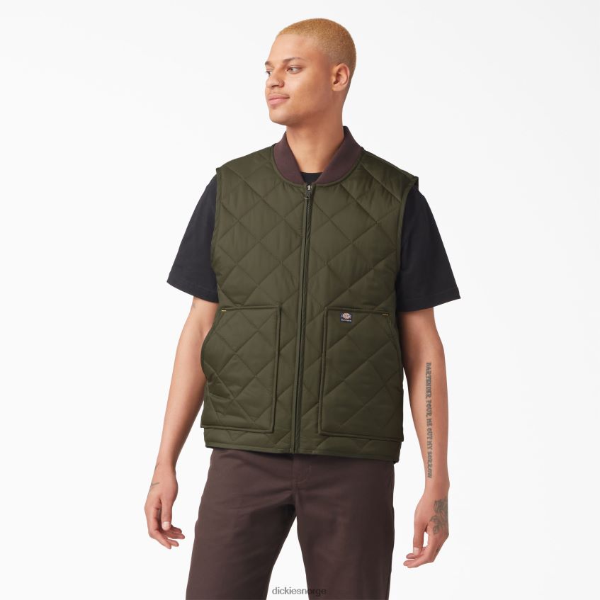 Dickies menn vincent alvarez gobernador vest 4NB6FR1200 klær militærgrønn (ml)