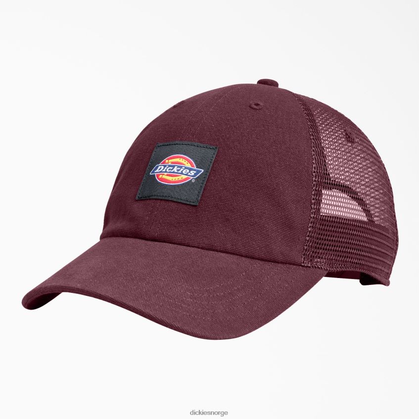 Dickies unisex lerret trucker lue 4NB6FR2851 tilbehør burgunder (av)