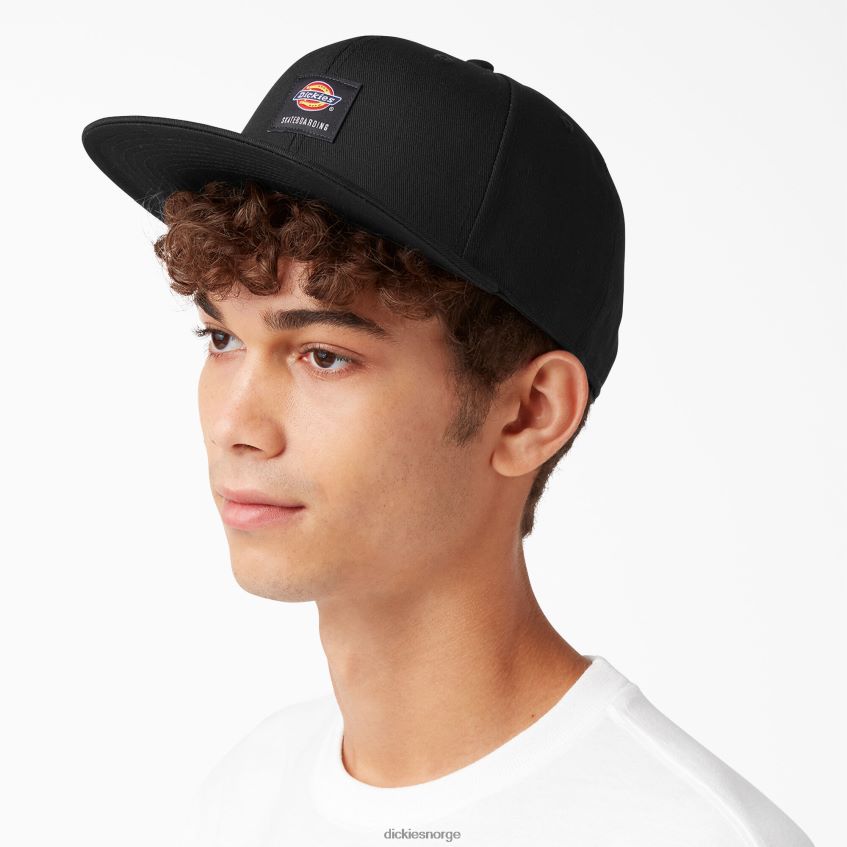 Dickies unisex skateboard flat bill cap 4NB6FR2843 tilbehør svart (bk)