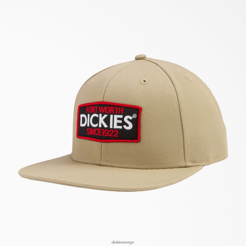 Dickies unisex twill flat bill cap 4NB6FR2900 tilbehør ørkensand (ds)
