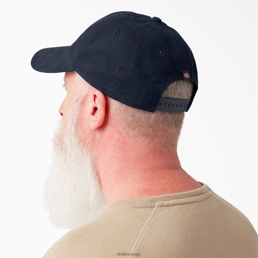Dickies unisex vasket canvas cap 4NB6FR2883 tilbehør mørk marineblå (dn)